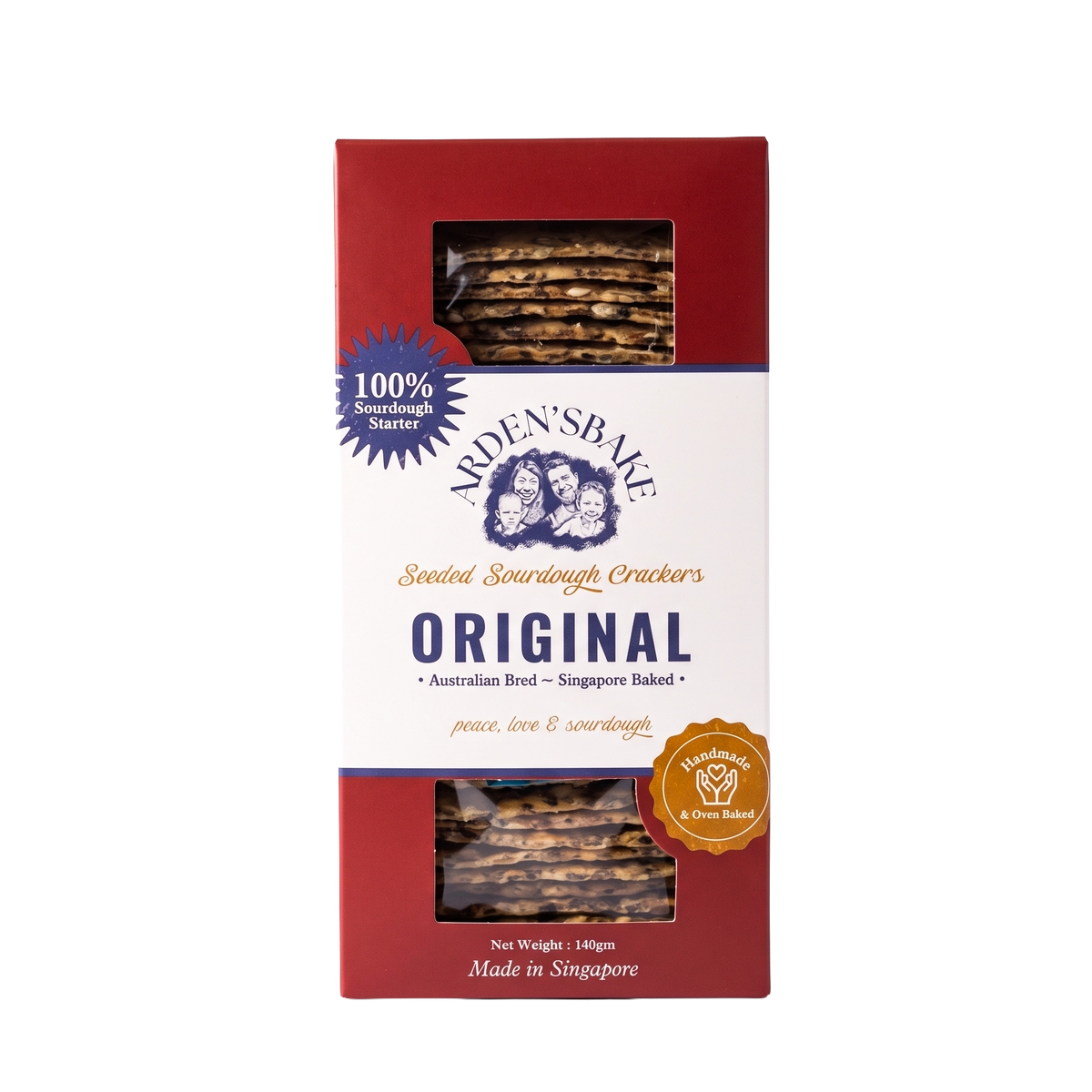 Original Seeded Sourdough Crackers