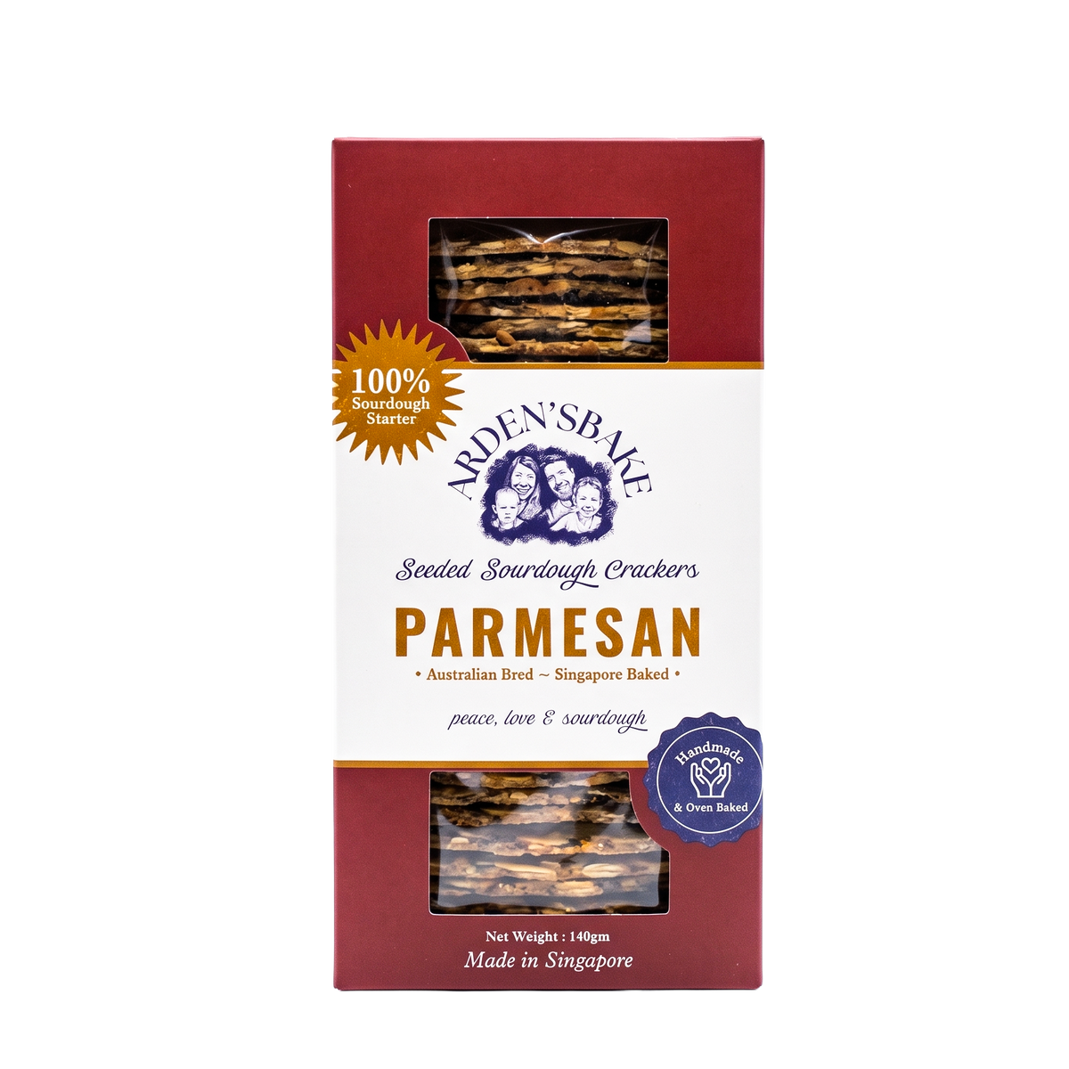 Parmesan Seeded Sourdough Crackers